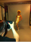 Unsere wahre Diva beim Shooting